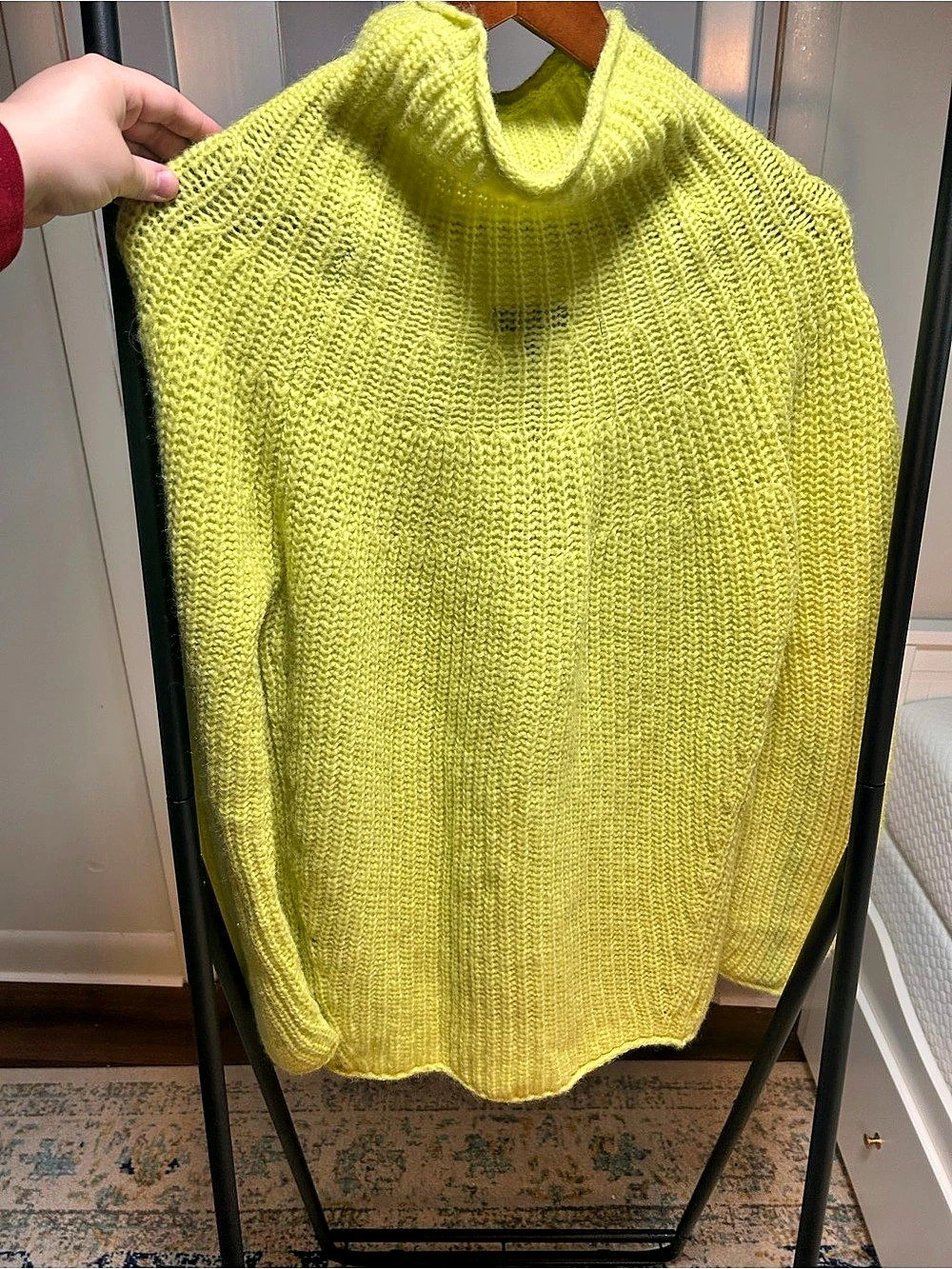 rag & bone Joseph Turtleneck Sweater Yellow Medium